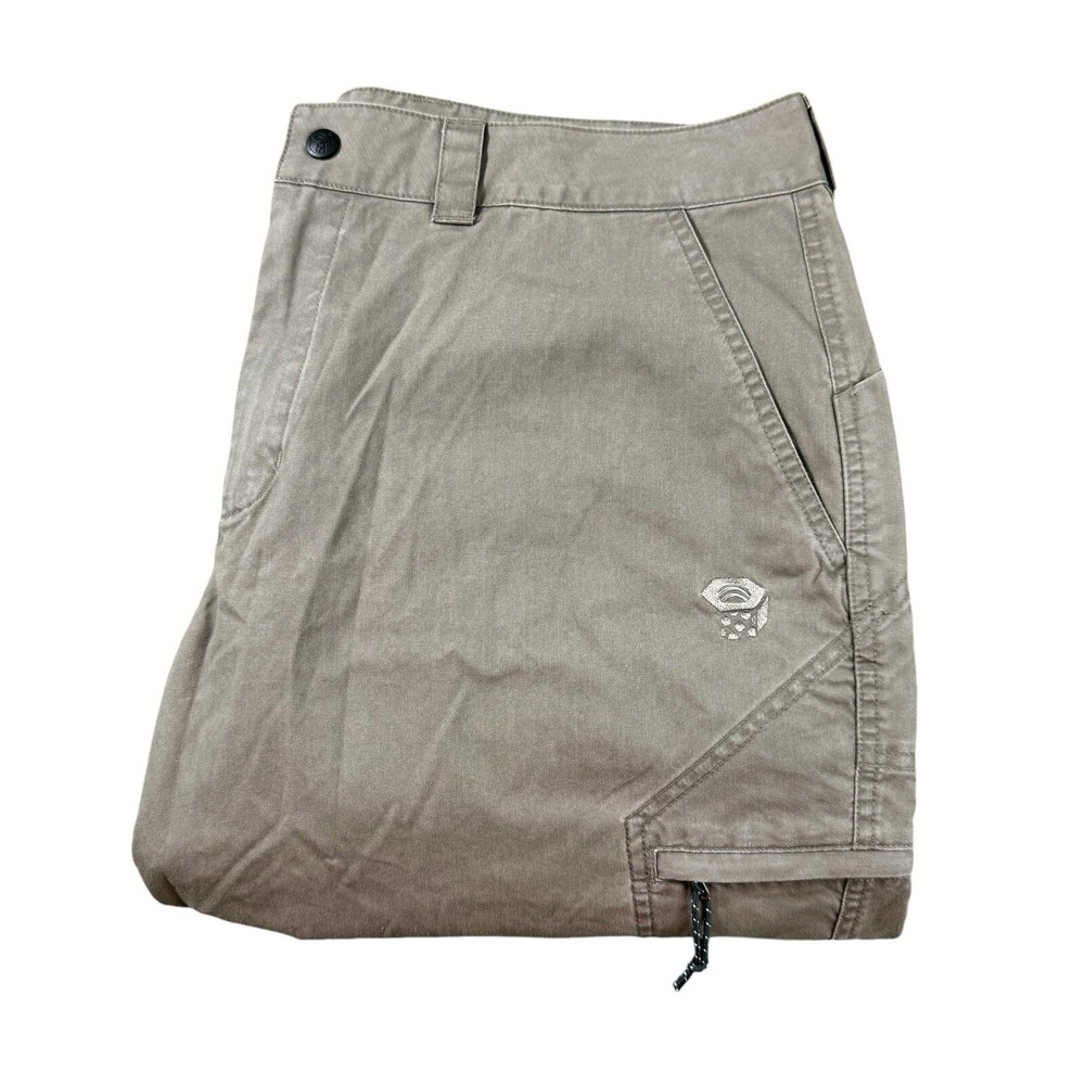 Mountain Hardwear Mens Brown Cotton Nylon Hiking Outdoor Pants 38x25 OM2209